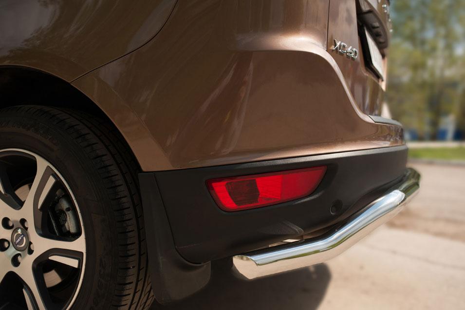 Защита заднего бампера d57 волна для Volvo XC60, Slitkoff VXCZ-002079