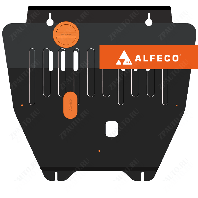 Защита  картера и КПП Renault Fluenсe 2009-2017 V-1,6;2,0 , ALFeco, сталь 2мм, арт. ALF1816st
