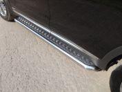 Пороги с площадкой 60,3 мм для автомобиля Kia Sorento Prime 2018-, TCC Тюнинг KIASORPR18-21