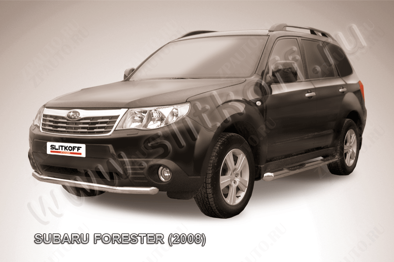 Защита переднего бампера d57 Subaru Forester (2007-2013) , Slitkoff, арт. SF012