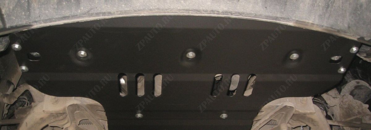 Защита  картера для Volkswagen Crafter 2011-2016  V-2,5TD , ALFeco, алюминий 4мм, арт. ALF2636al