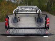 Защитный алюминиевый вкладыш в кузов автомобиля (борт) для автомобиля Mitsubishi L200 2015-2018 TCC Тюнинг арт. MITL20015-23