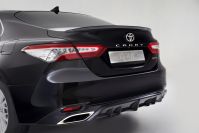 Диффузор заднего бампера в сборе с насадками Toyota Camry 2017—2021 с двиг 3.5 2017-2021, MTR, арт. MTR-V70-180455