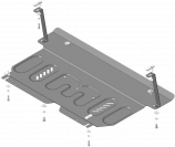 Ковер багажный модельный (высокий борт) для Mercedes-Benz C-class Estate (W204) (2007-14) (универсал), Элерон, арт. 72505