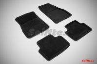 Ковры салонные 3D черные для Chevrolet Malibu 2011-, Seintex 83777