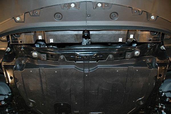 Защита картера и КПП для MAZDA CX-7  2006 - 2011 -, V-2,3; 2.5 AT, Sheriff, сталь 2,5 мм, арт. 12.1222