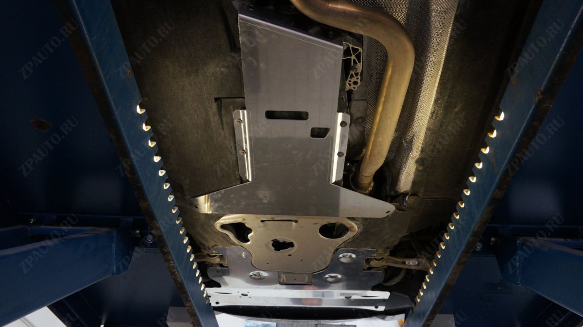 34.11ABC ЗАЩИТА КАРТЕРА ДВИГАТЕЛЯ И КПП BMW 5ER, (F07, F10, F11 ) V-ВСЕ, ПОЛНЫЙ ПРИВОД (2010-2016) / BMW 7ER, (F01-F04) V-ВСЕ, ПОЛНЫЙ ПРИВОД (2008-2015)+КПП 2 ЧАСТИ, КРОМЕ BMW M5 (АЛЮМИНИЙ 4 ММ)