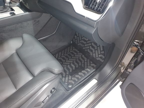 Ковры модельные (высокий борт) для Volvo XC60 (2017-) (3D с подпятником) , Элерон, арт. 62115