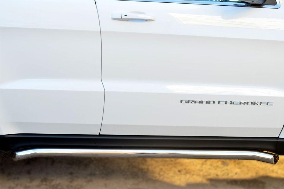 Защита порогов d57 вариант 1 для Jeep Grand Cherokee 2013, Slitkoff JGCT-001531