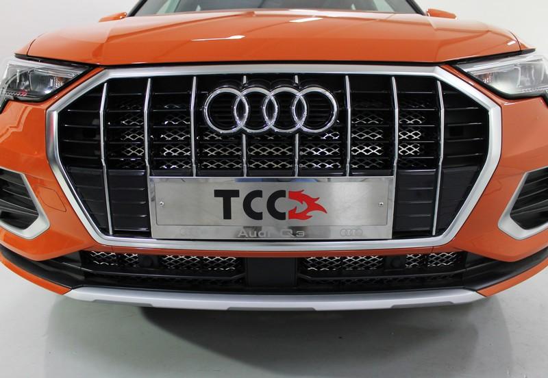 Решетка радиатора внутренняя (лист) 3шт для автомобиля Audi Q3 2019- TCC Тюнинг арт. AUDIQ319-10