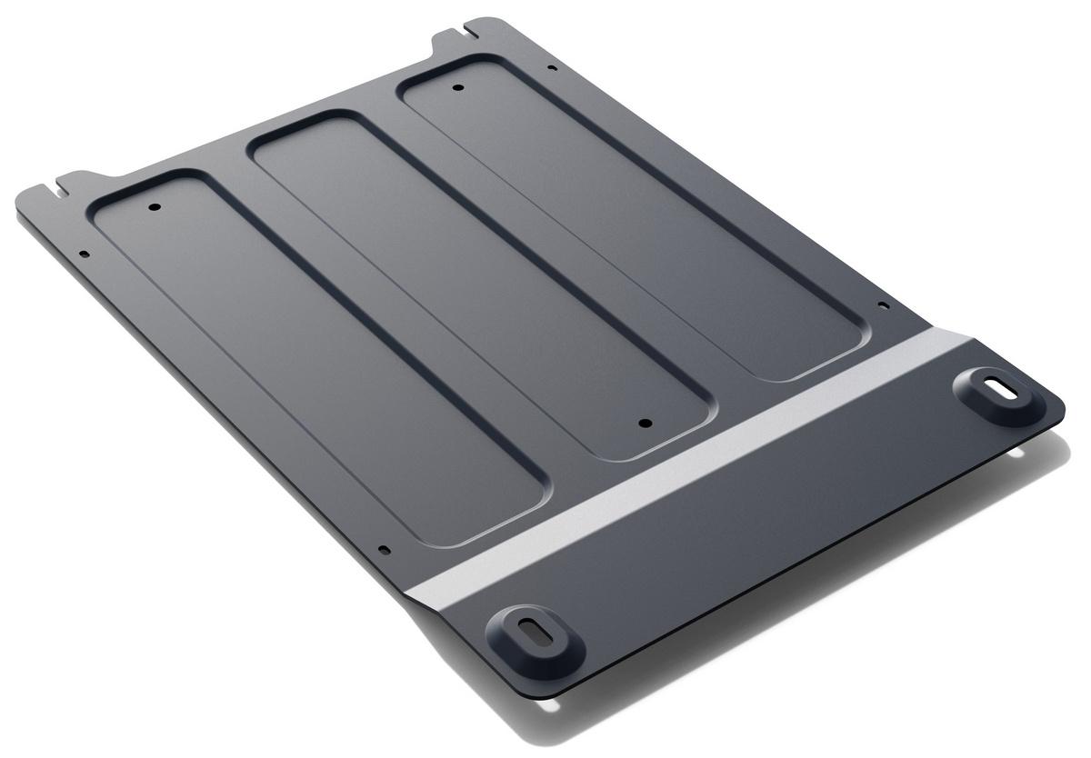 Защита КПП АвтоБроня для Foton Tunland (V - 2.8D) 4WD 2017-2020, штампованная, сталь 1.8 мм, с крепежом, 111.04403.1