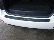 Накладка на задний бампер (лист шлифованный надпись Lexus) для автомобиля Lexus RX 270 2010-2015 TCC Тюнинг арт. LEXRX27014-04