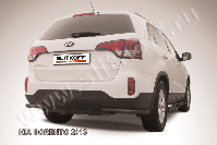 Уголки d57 черные Kia Sorento (2012-2021) , Slitkoff, арт. KS13-014B