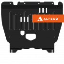 Peugeot 207i (хэтчбек) 2016- V-1,6 113 л.с. защита картера и АКПП (сборка Иран), ALFeco, сталь, 2 мм, арт. ALF1712st