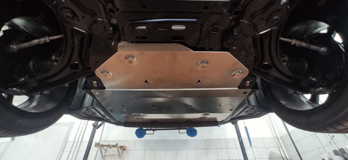 51.02АВС ЗАЩИТА КАРТЕРА ДВИГАТЕЛЯ И КПП GAC GS3 (2024-) (АЛЮМИНИЙ 4 ММ)