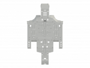 Защита днища для HONDA Pioneer 1000-5 2019-, алюминий 4 мм, STORM, арт. 4338