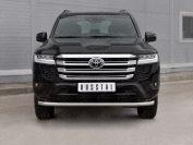 TOYOTA LAND CRUISER 300 2021 - Защита переднего бампера d57 секции TLCZ-003785