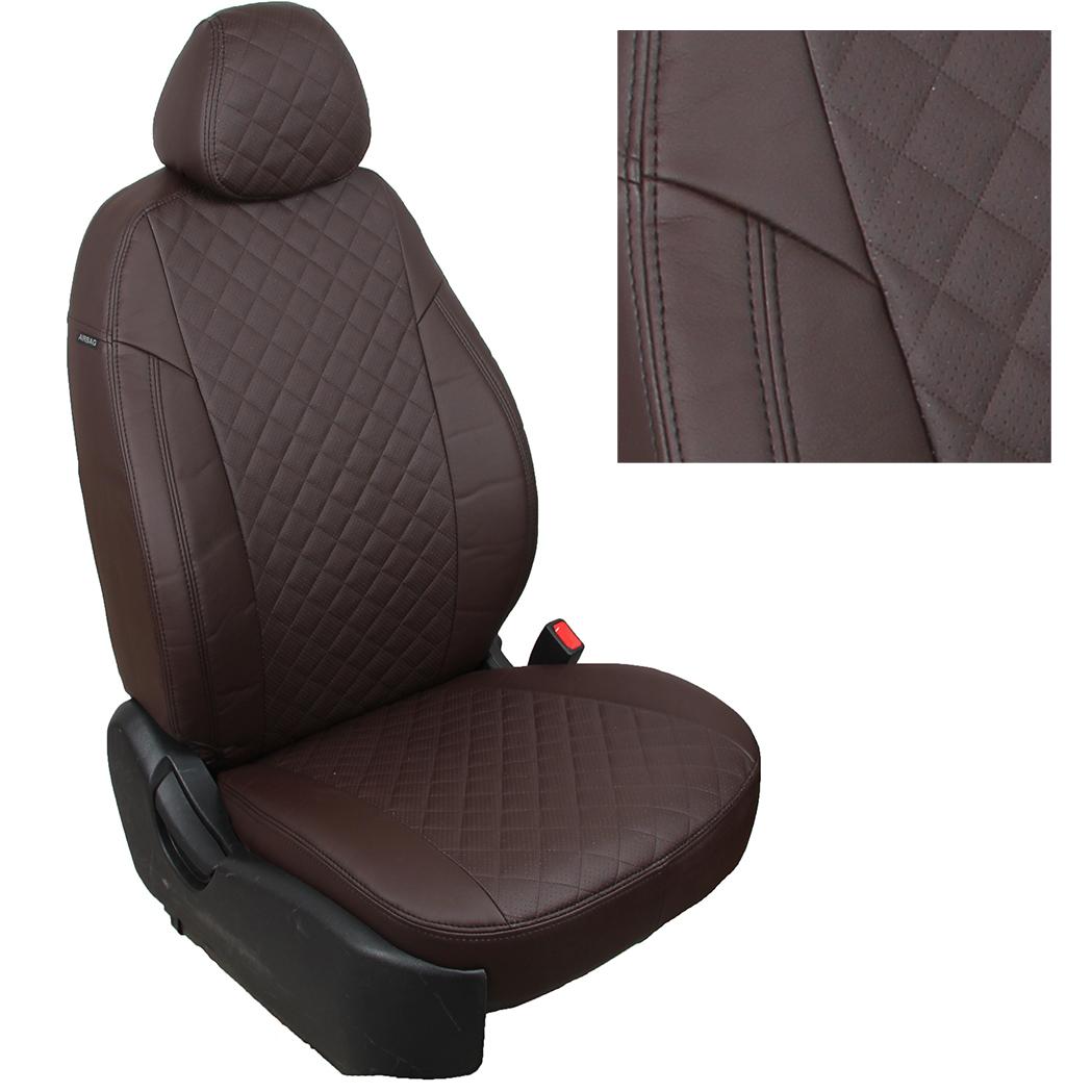 Чехлы для Mazda CX-5 (три отд. кресла) Touring, Active, Supreme, Ромб, (Шоколад + Шоколад), Autopilot арт. ma-skh5-tsa-shosho-r