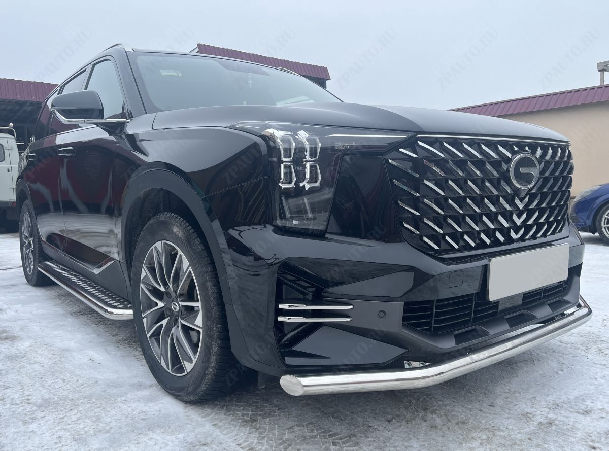 Защита переднего бампера  для автомобиля GAC GS8 2023 арт. GAC.GS8.23.01