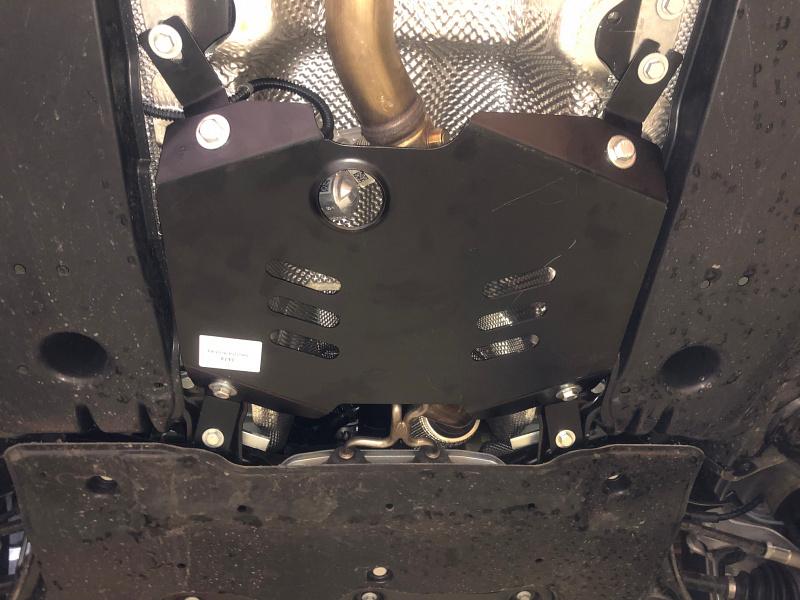 Защита заслонки выхлопной системы для SKODA Kodiaq   2017  -, V-1,4TSI: 2,0 TSI: 2.0TDI, Sheriff, сталь 2,5 мм, арт. 21.3434