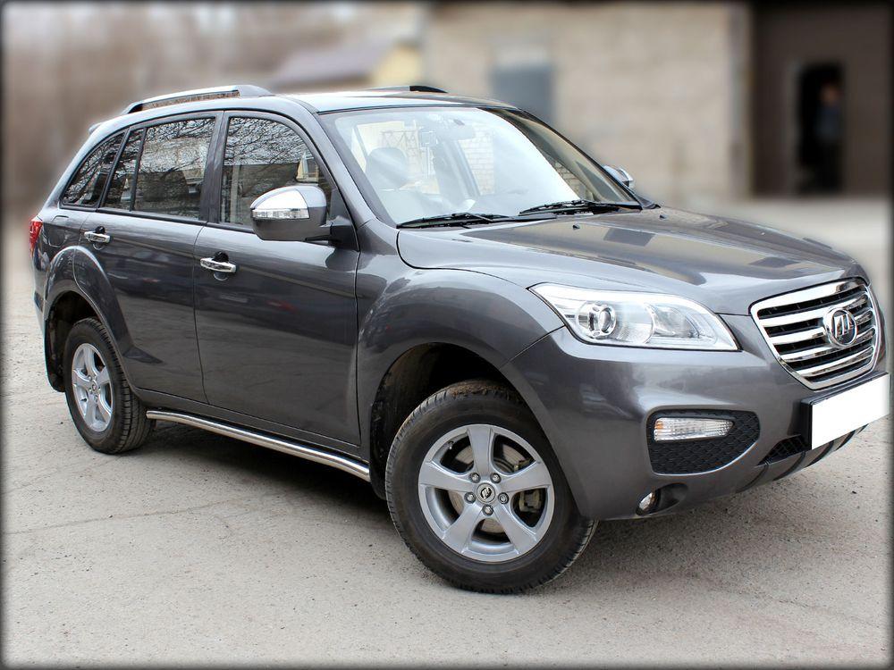 Обводы порогов d-53 для Lifan X60, Технотек LIFX60_2.1