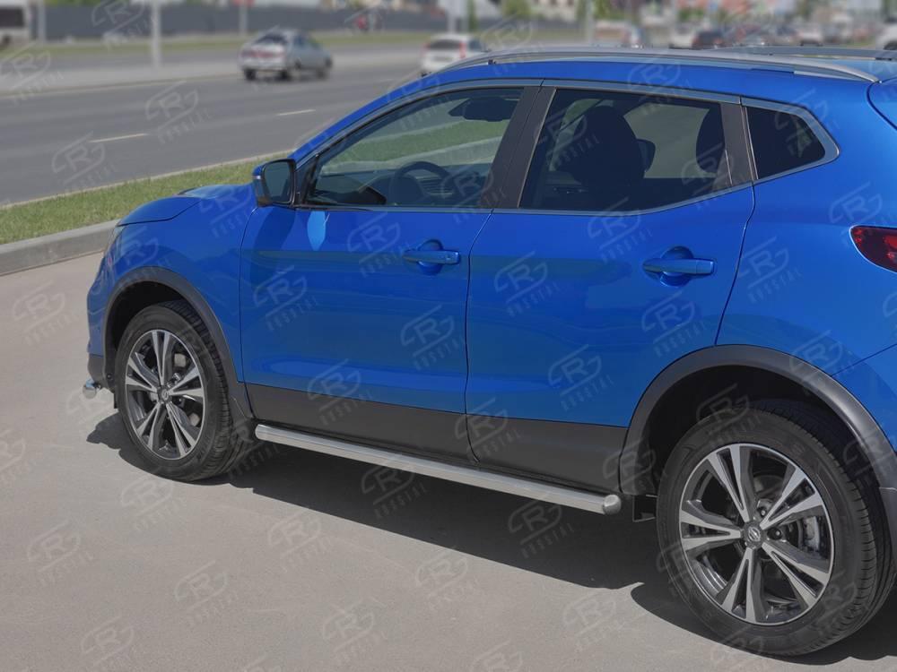 NISSAN QASHQAI 2019- Пороги труба d57 (вариант 3) NQST-0032483