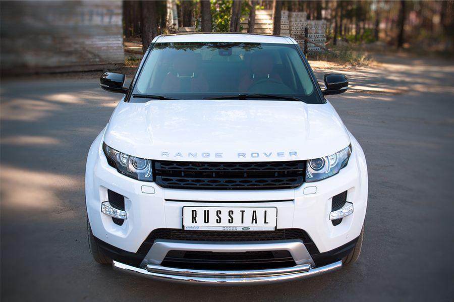 Защита переднего бампера d57/42 для Land Rover Evoque Dynamic 2011, Slitkoff REDZ-000658