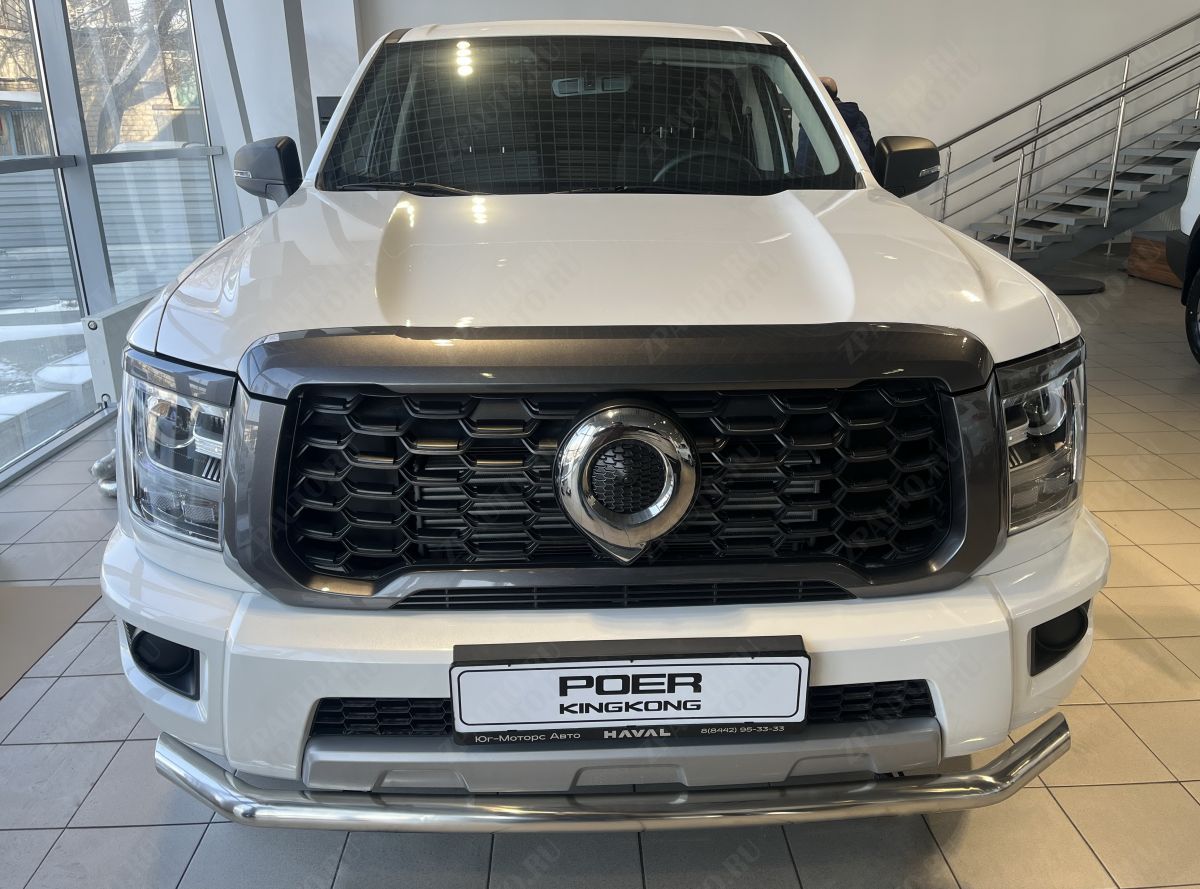 Защита переднего бампера  для автомобиля Great Wall Poer KingKong 2023 арт. GWPKK.23.02