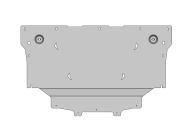 12.11ABC ЗАЩИТА КАРТЕРА ДВИГАТЕЛЯ И КПП MAZDA CX50 V-ВСЕ (2021-) (АЛЮМИНИЙ 4 ММ)