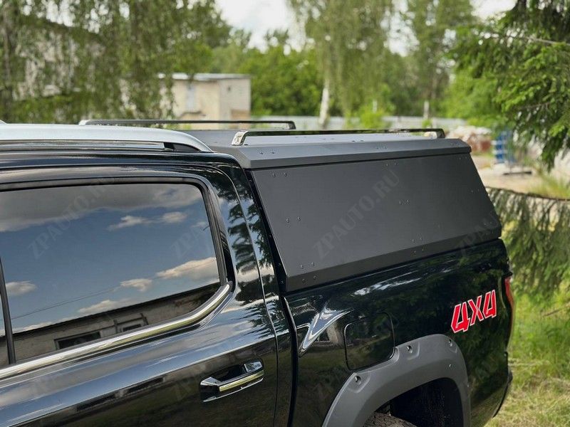 Кунг (алюминий Premium Black) 2мм Foton Tunland V9 2.0 Diesel АКПП 4WD 2024 арт. FOTTUNV925-01BLACK