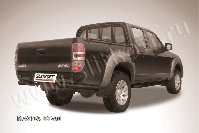 Уголки d76 черные Mazda BT-50 (2006-2011) , Slitkoff, арт. MZB015B