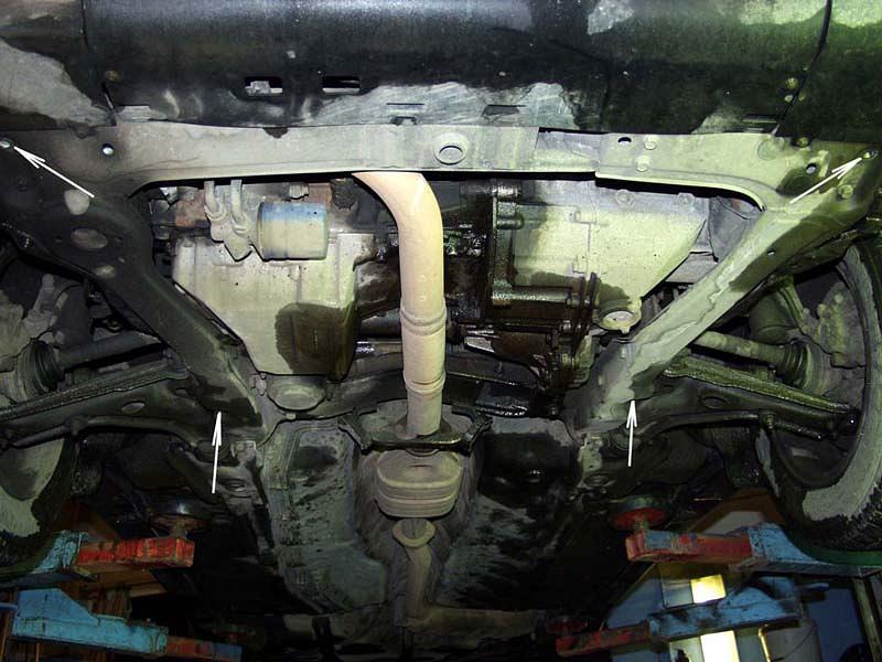 20.0240 Защита картера и КПП Saab 9000 V-3 (1984-1998) (сталь 2,0 мм)