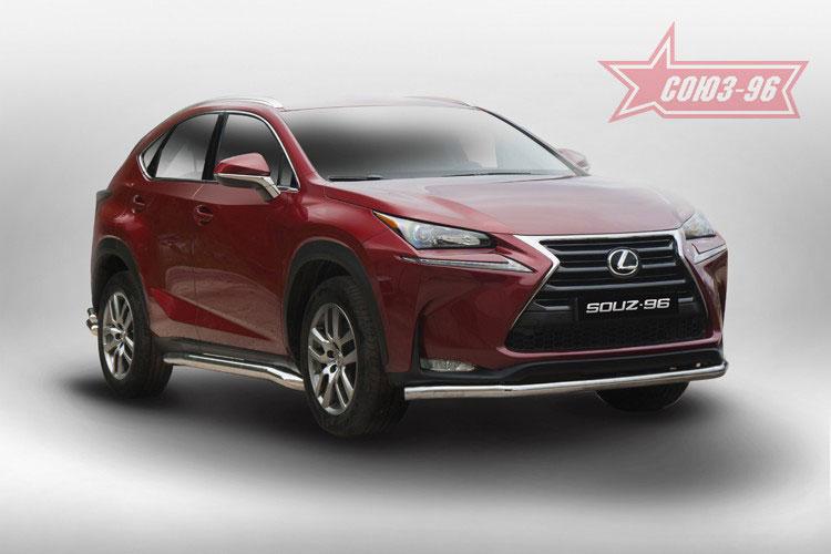 Защита переднего бампера труба d60 для Lexus NX 2014-, Lexus LENX.48.5153