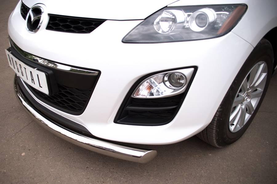 Защита переднего бампера d76 для Mazda CX-7 2010, Slitkoff MC7Z-000640
