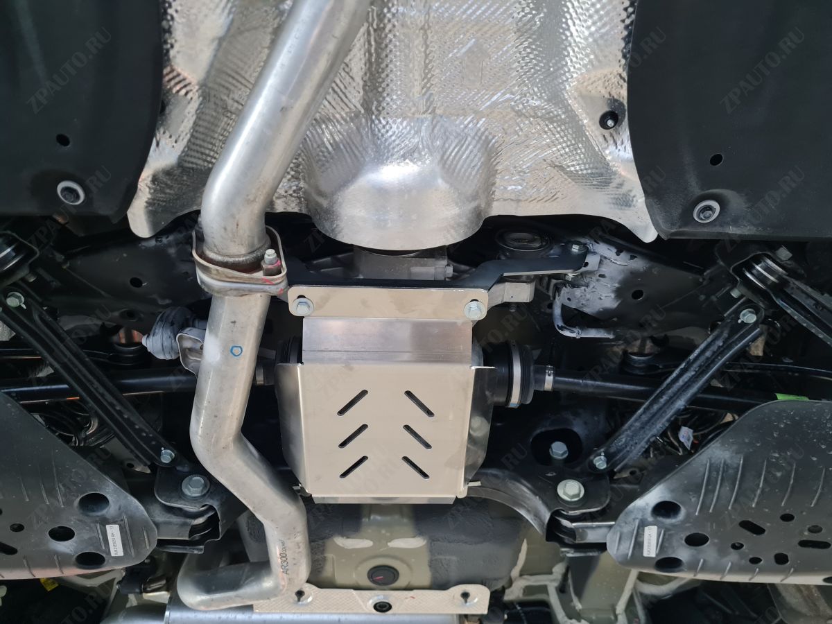 10.28ABC Защита редуктора Genesis GV70 (2020-)(алюминий 4 мм)