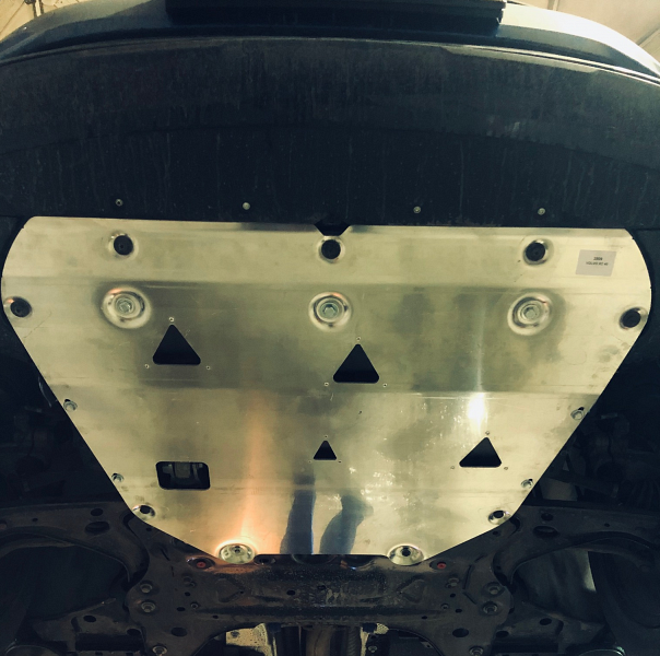 Защита картера и КПП для VOLVO XC 40  2018 -, V-2,0; 2.0 D AT 4wd, Sheriff, алюминий 4 мм, арт. 25.3909