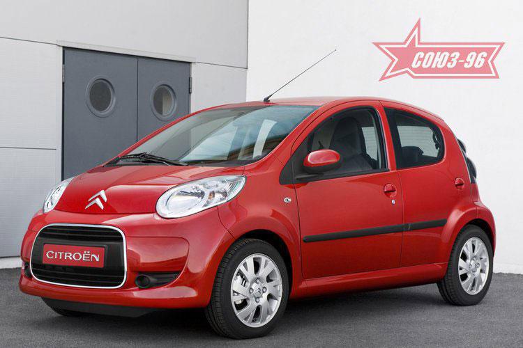 Накладка на внутренние пороги без логотипа для Citroen C1 3D 2012, Союз-96 CIC1.31.3723