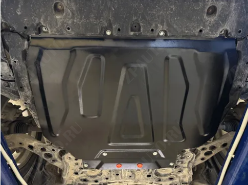 Защита  картера и КПП Toyota Corolla (E210) 2018- V-1,6 , ALFeco, сталь 2мм, арт. ALF24114st