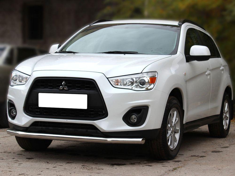 Дуга передняя одинарная радиусная с загибами d-60 для Mitsubishi ASX, Технотек MASX2010_1