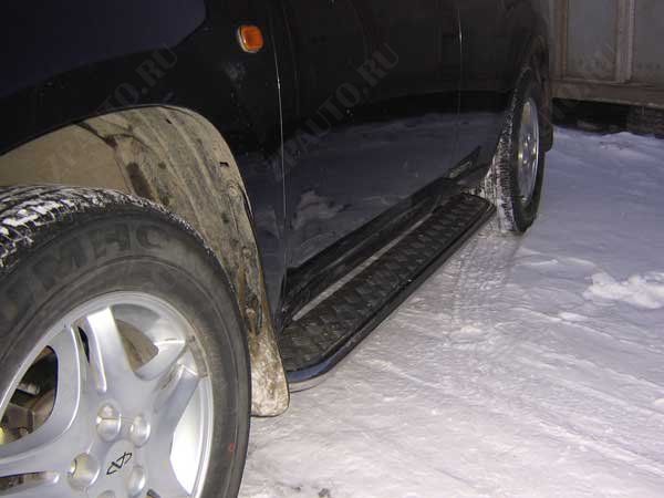 Защита порогов d42 с листом Chery Tiggo (2005-2013) , Slitkoff, арт. CT009