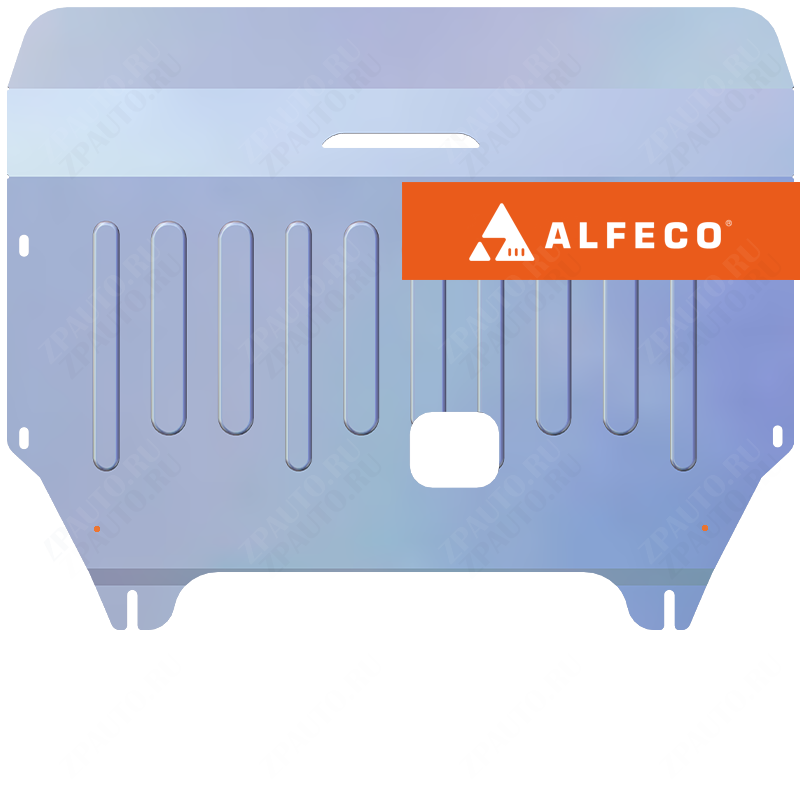 Защита  картера и КПП Hyundai Veloster 2012-2016 V-all , ALFeco, алюминий 4мм, арт. ALF1028al