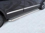 Пороги с площадкой 60,3 мм для автомобиля Great Wall Haval H6 2015-, TCC Тюнинг HAVH615-14