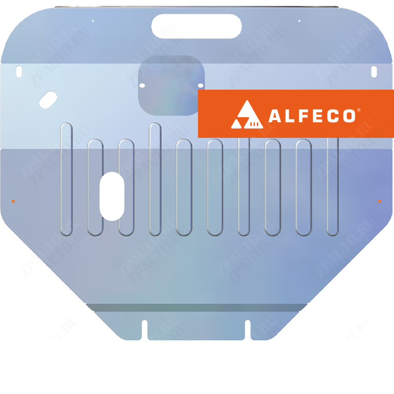 Защита  картера и КПП FAW Besturn B50 2012-2017 V-all , ALFeco, алюминий 4мм, арт. ALF1304al-2