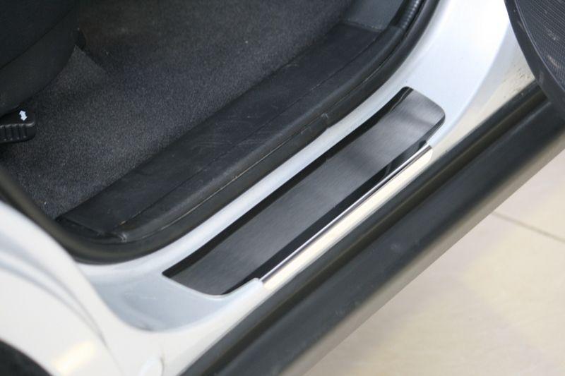 Накладки на внутренние пороги с логотипом вместо пластика для Hyundai Santa Fe 2010, Союз-96 HYSF.31.3150