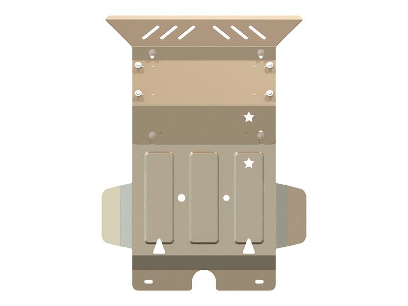 24.1158 V2 Защита картера Toyota Hilux (Vigo, Fortuner) KUN15;KUN2_ V-2,5D, 3,0 TD AT (2004-2015) (AL 5 мм)