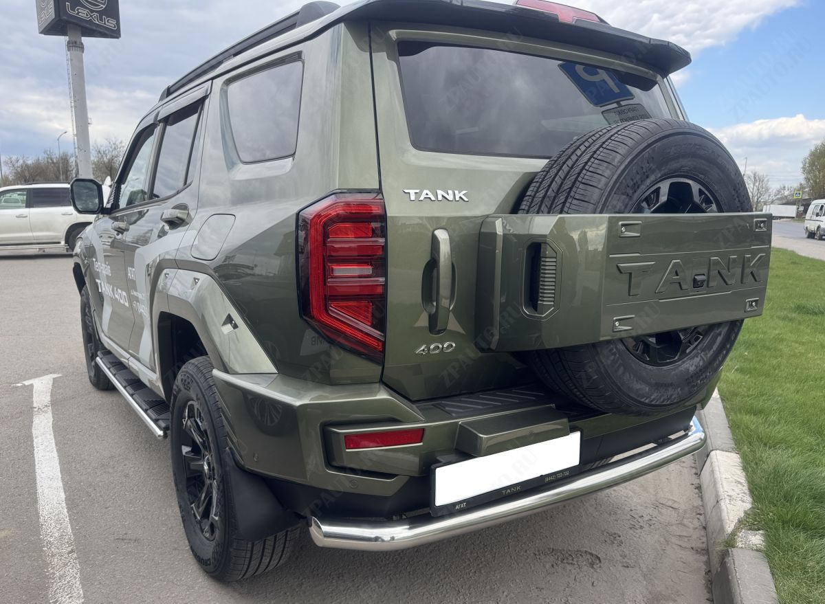 Защита  штатного порога для автомобиля Tank 400   2023 арт. TANK400.23.32