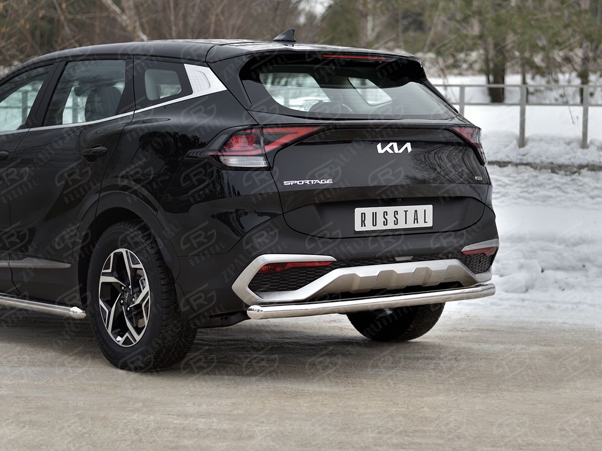 KIA SPORTAGE 2021- Защита заднего бампера d57 секции (NOT STYLE AND X-LINE) KSZ-004034