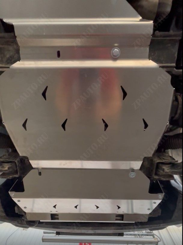 47.08ABC Защита картера ДВС, КПП и РК TANK 400 (2025-) из 3-х частей (Алюминий 4мм)