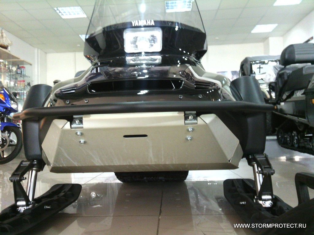 Защита днища для YAMAHA VK540 IV 2013 -, алюминий 4 мм, STORM, арт. 2505