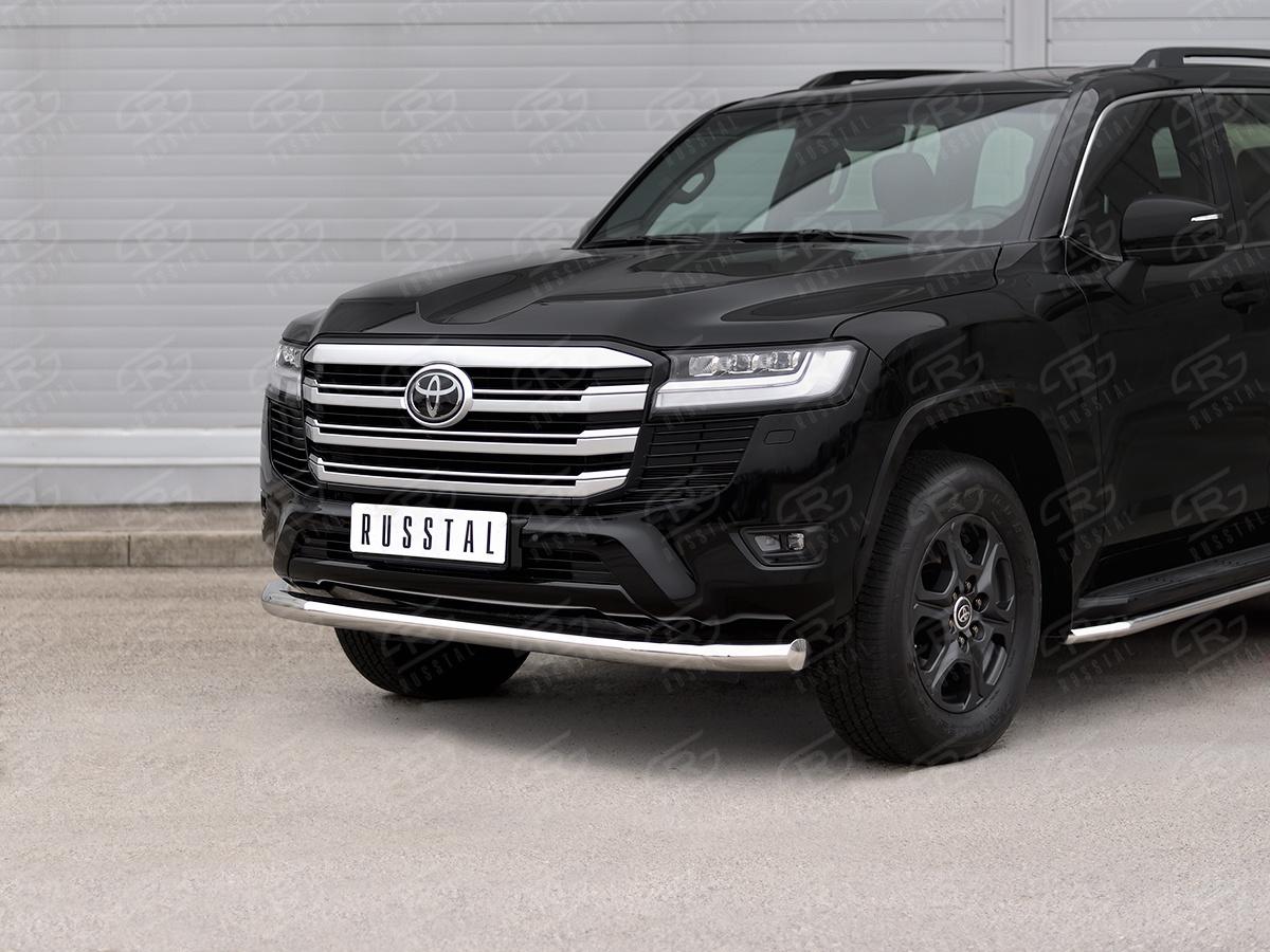 TOYOTA LAND CRUISER 300 2021 - Защита переднего бампера d76 секции TLCZ-003784